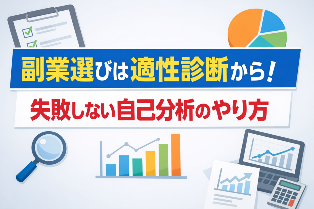 副業選びは適性診断から！失敗しない自己分析のやり方