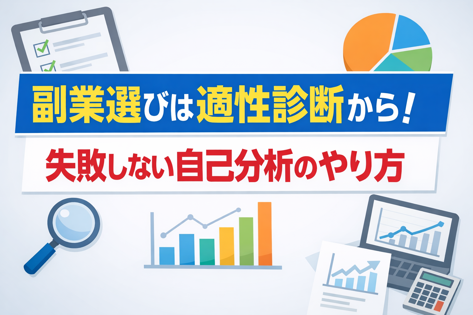 副業選びは適性診断から！失敗しない自己分析のやり方