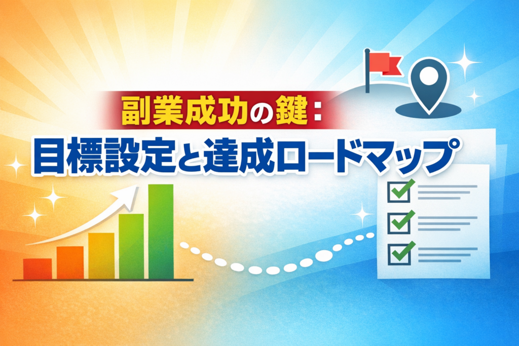 副業成功の鍵：目標設定と達成ロードマップ