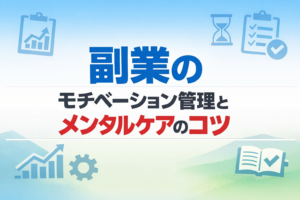 副業のモチベーション管理とメンタルケアのコツ
