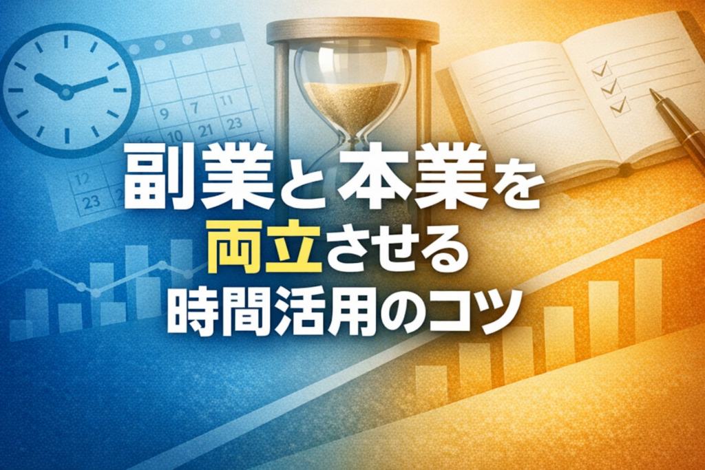 副業と本業を両立させる時間活用のコツ