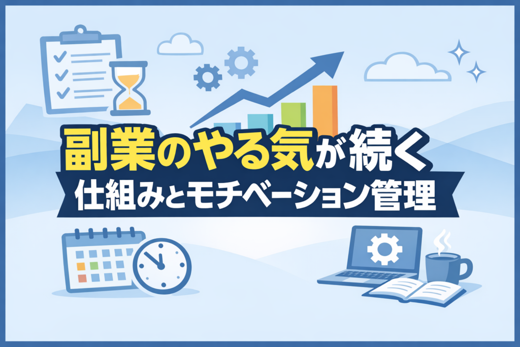 副業のやる気が続く仕組みとモチベーション管理