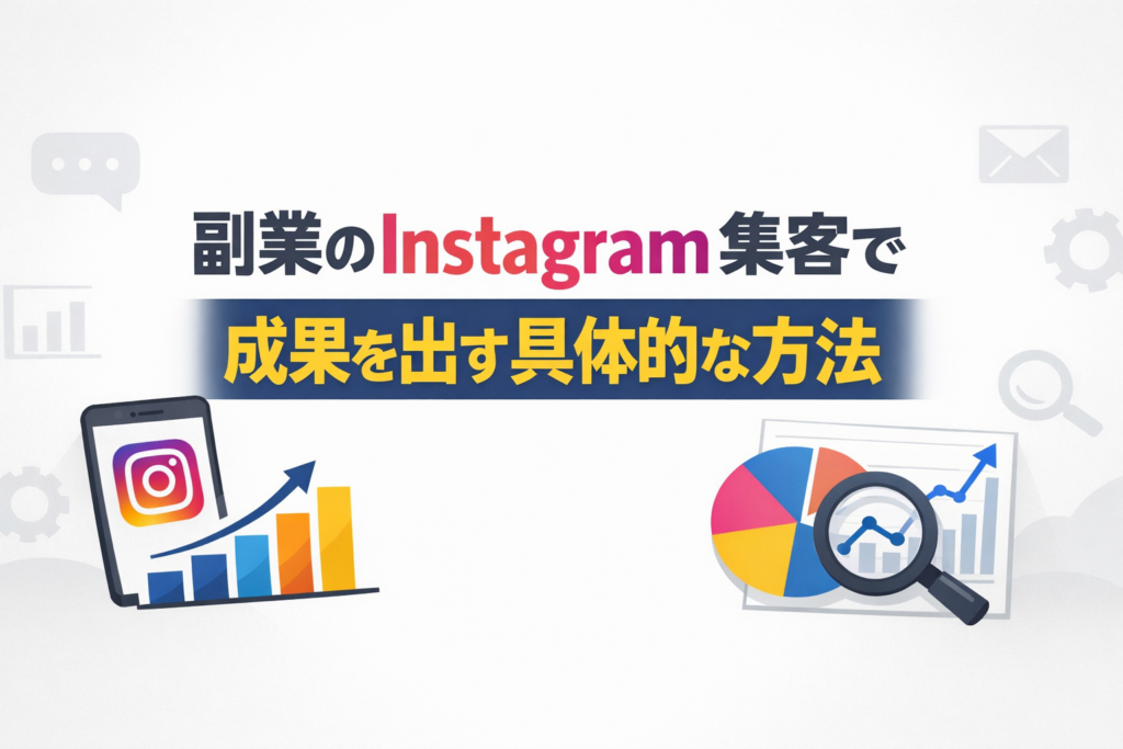 副業のInstagram集客で成果を出す具体的な方法