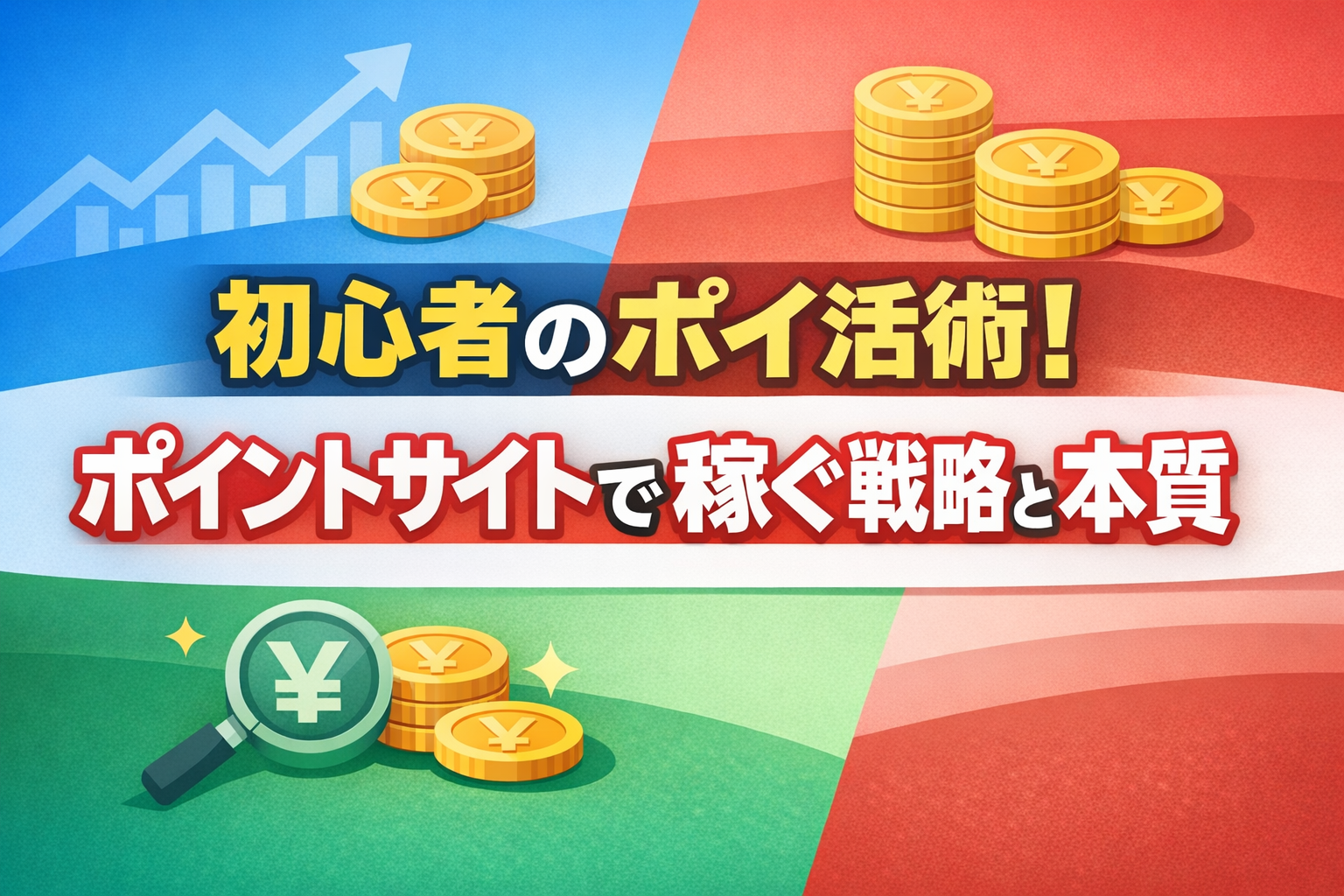 初心者のポイ活術！ポイントサイトで稼ぐ戦略と本質