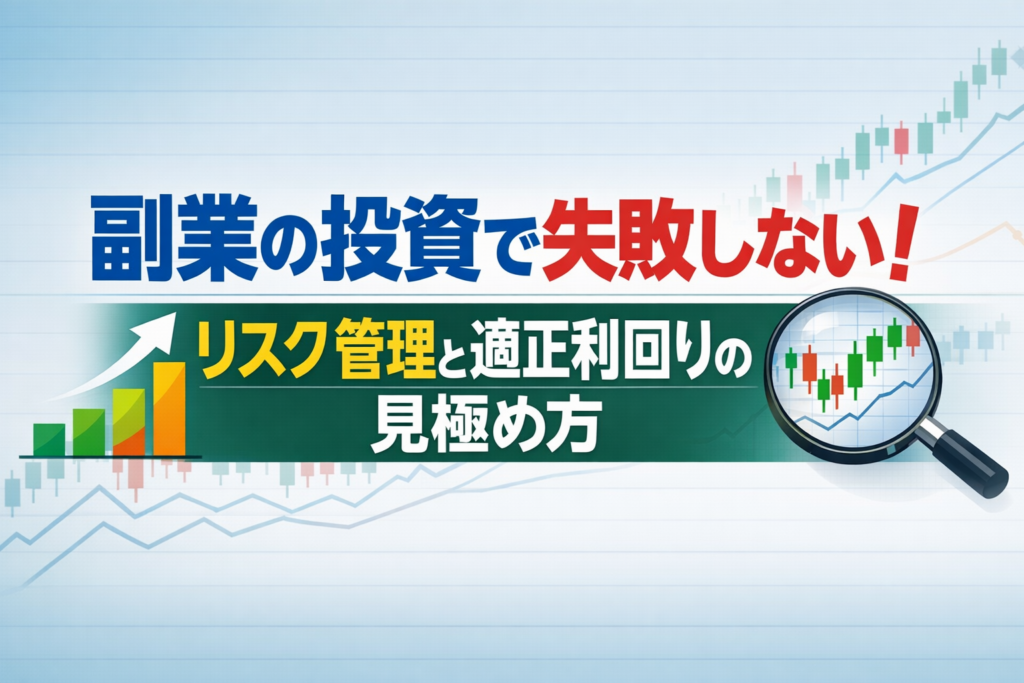 副業の投資で失敗しない！リスク管理と適正利回りの見極め方
