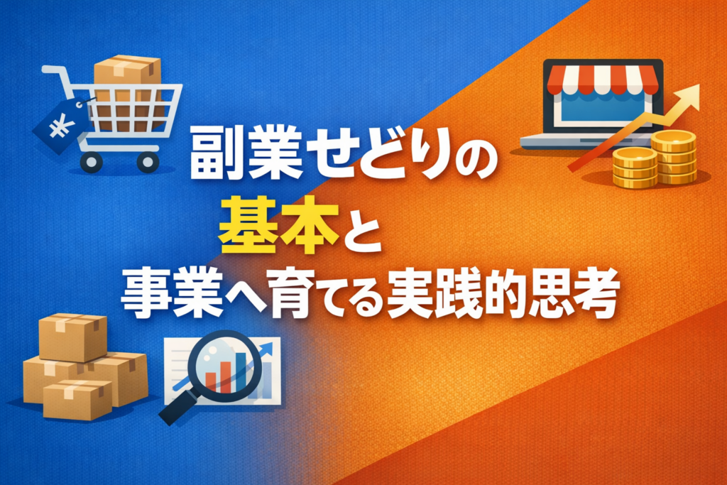 副業せどりの基本と事業へ育てる実践的思考