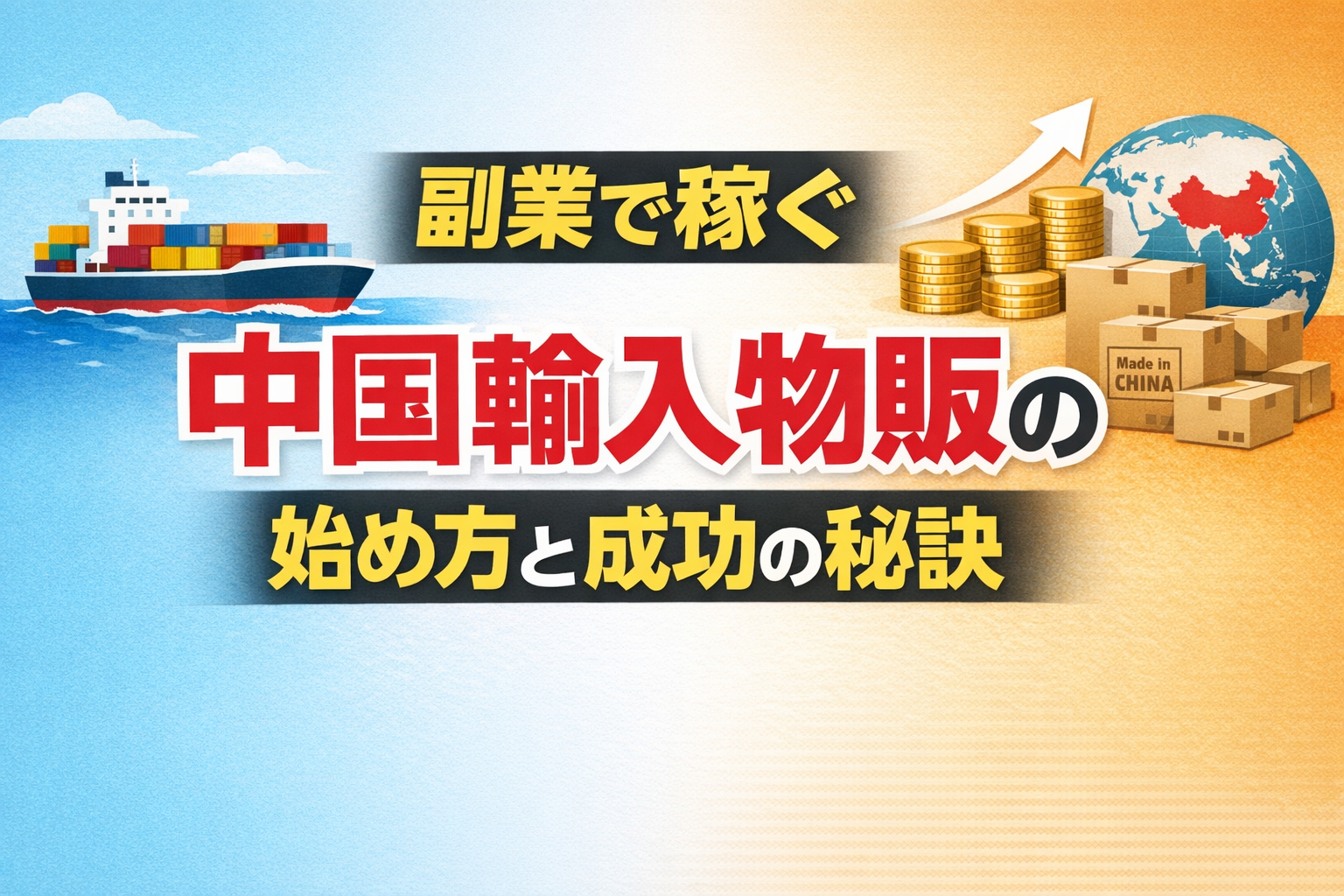 副業で稼ぐ中国輸入物販の始め方と成功の秘訣